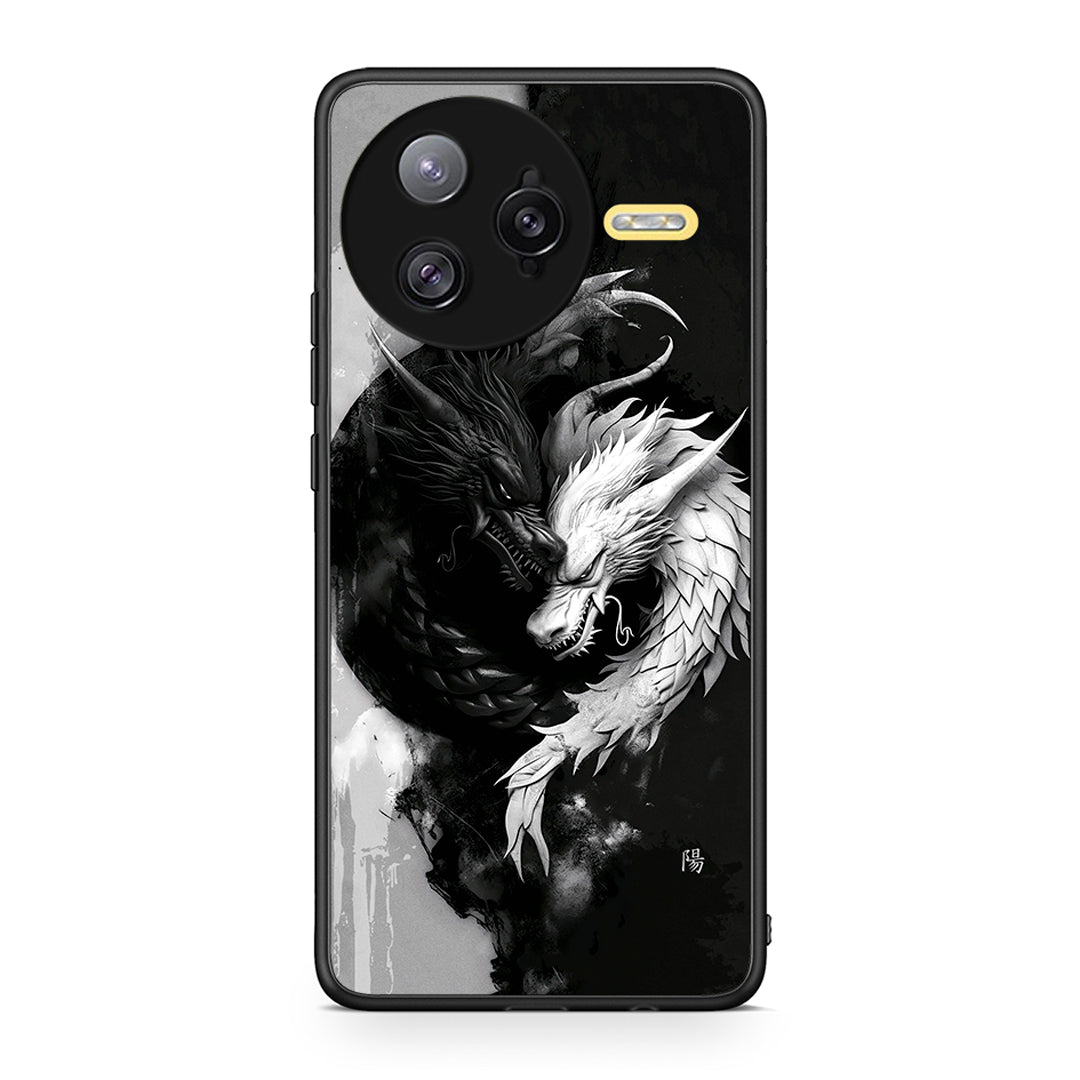 Xiaomi Poco F7 Ultra Yin Yang Θήκη από τη Smartfits με σχέδιο στο πίσω μέρος και μαύρο περίβλημα | Smartphone case with colorful back and black bezels by Smartfits