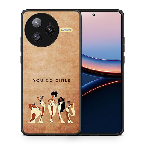 Θήκη Xiaomi Poco F7 Ultra You Go Girl από τη Smartfits με σχέδιο στο πίσω μέρος και μαύρο περίβλημα | Xiaomi Poco F7 Ultra You Go Girl case with colorful back and black bezels