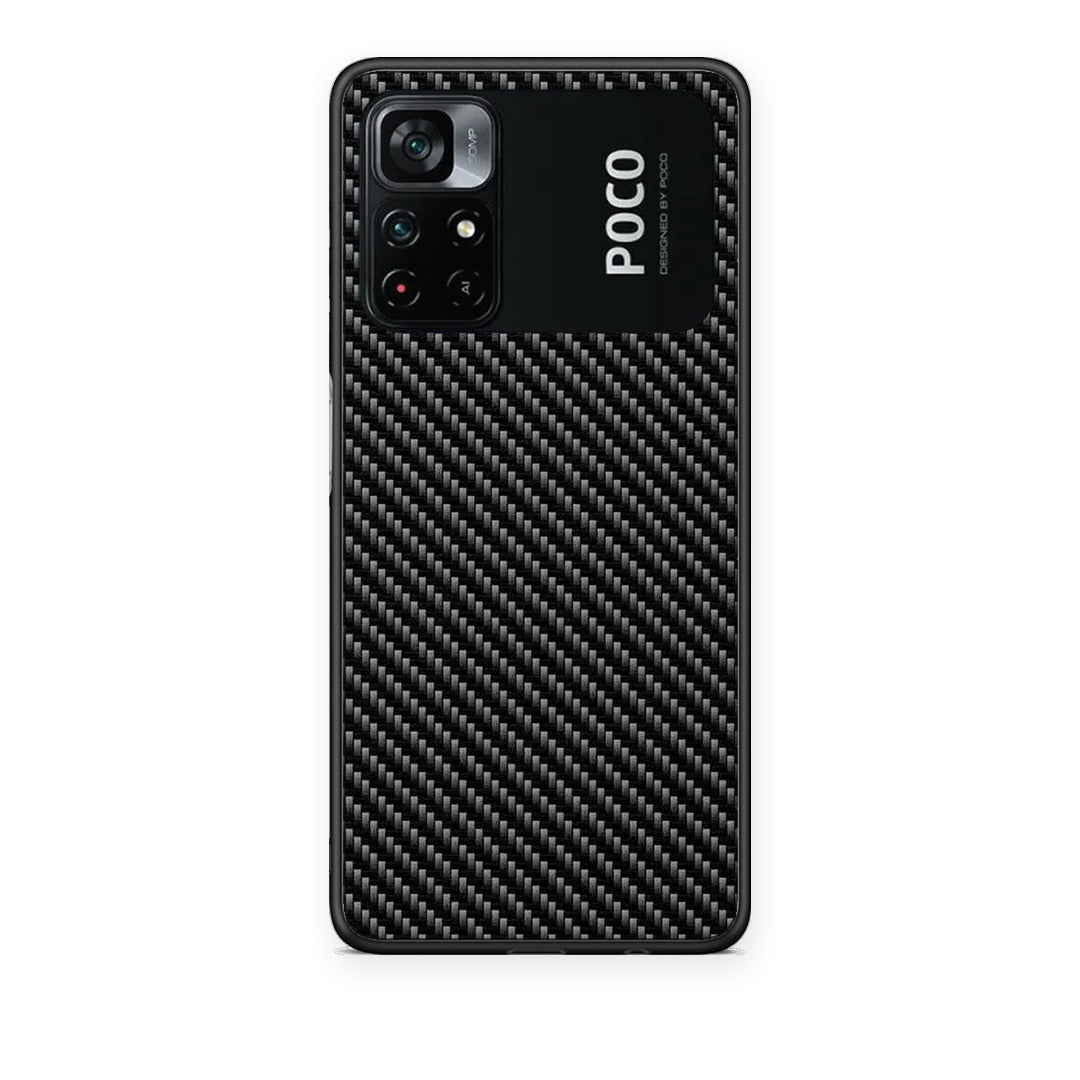 Θήκη Xiaomi Poco M4 Pro 4G Carbon Black από τη Smartfits με σχέδιο στο πίσω μέρος και μαύρο περίβλημα | Xiaomi Poco M4 Pro 4G Carbon Black case with colorful back and black bezels