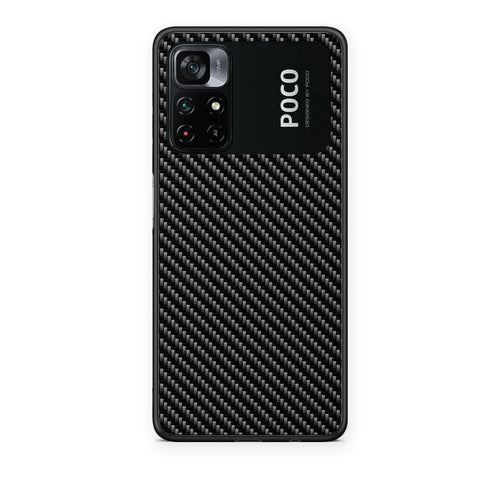 Θήκη Xiaomi Poco M4 Pro 4G Carbon Black από τη Smartfits με σχέδιο στο πίσω μέρος και μαύρο περίβλημα | Xiaomi Poco M4 Pro 4G Carbon Black case with colorful back and black bezels