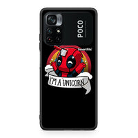 Thumbnail for Xiaomi Poco M4 Pro 4G Unicorn Deadpool θήκη από τη Smartfits με σχέδιο στο πίσω μέρος και μαύρο περίβλημα | Smartphone case with colorful back and black bezels by Smartfits