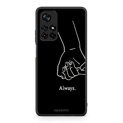 Xiaomi Poco M4 Pro 5G Always & Forever 1 Θήκη Αγίου Βαλεντίνου από τη Smartfits με σχέδιο στο πίσω μέρος και μαύρο περίβλημα | Smartphone case with colorful back and black bezels by Smartfits