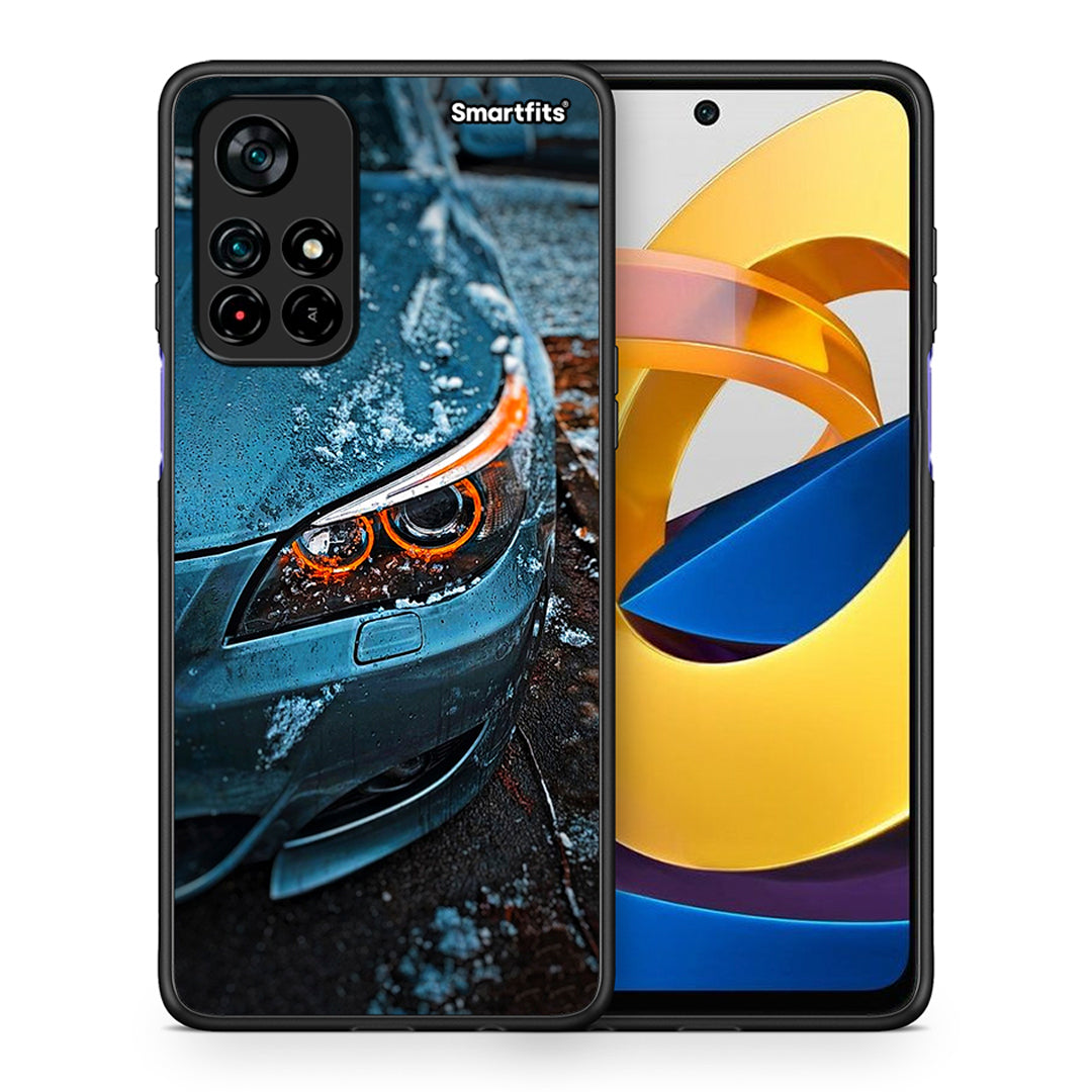 Θήκη Xiaomi Poco M4 Pro 5G Bmw E60 από τη Smartfits με σχέδιο στο πίσω μέρος και μαύρο περίβλημα | Xiaomi Poco M4 Pro 5G Bmw E60 case with colorful back and black bezels