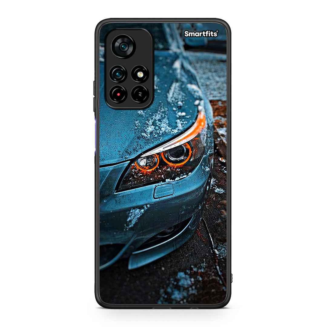 Xiaomi Poco M4 Pro 5G Bmw E60 θήκη από τη Smartfits με σχέδιο στο πίσω μέρος και μαύρο περίβλημα | Smartphone case with colorful back and black bezels by Smartfits