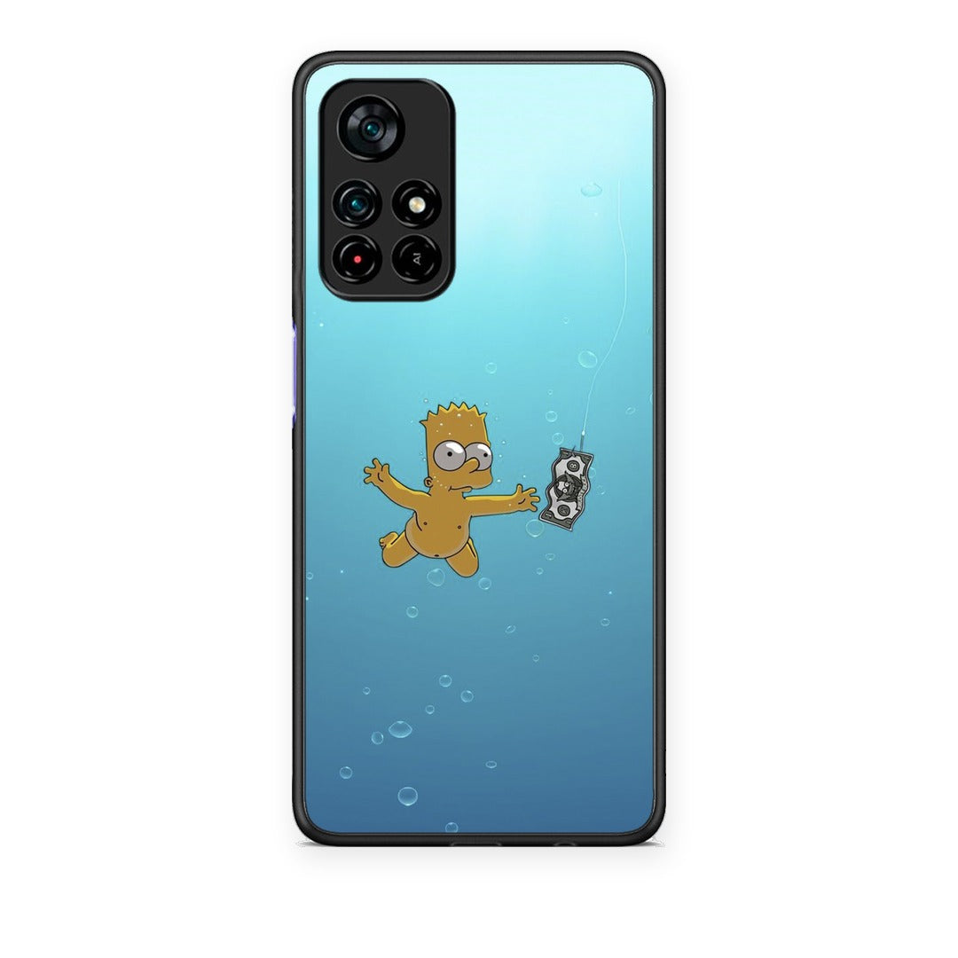 Θήκη Xiaomi Redmi Note 11S 5G Chasing Money από τη Smartfits με σχέδιο στο πίσω μέρος και μαύρο περίβλημα | Xiaomi Redmi Note 11S 5G Chasing Money case with colorful back and black bezels