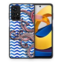 Thumbnail for Θήκη Xiaomi Poco M4 Pro 5G Chevron Devilfish από τη Smartfits με σχέδιο στο πίσω μέρος και μαύρο περίβλημα | Xiaomi Poco M4 Pro 5G Chevron Devilfish case with colorful back and black bezels