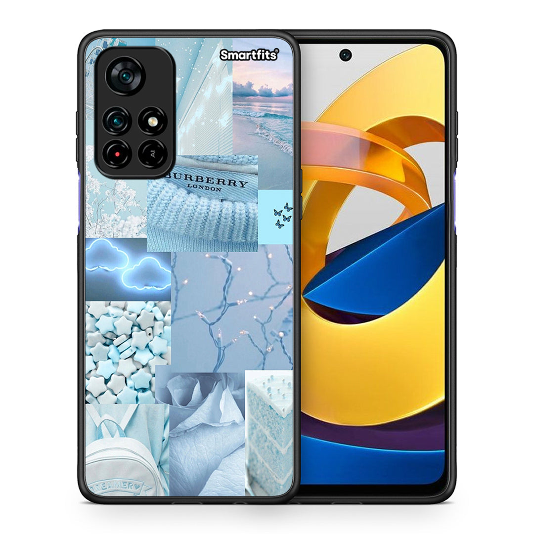 Θήκη Xiaomi Poco M4 Pro 5G Ciel Aesthetic Collage από τη Smartfits με σχέδιο στο πίσω μέρος και μαύρο περίβλημα | Xiaomi Poco M4 Pro 5G Ciel Aesthetic Collage case with colorful back and black bezels