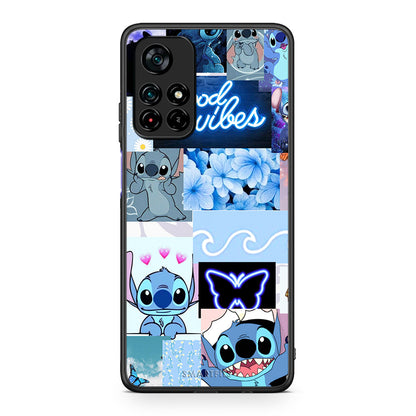 Xiaomi Poco M4 Pro 5G Collage Good Vibes Θήκη Αγίου Βαλεντίνου από τη Smartfits με σχέδιο στο πίσω μέρος και μαύρο περίβλημα | Smartphone case with colorful back and black bezels by Smartfits