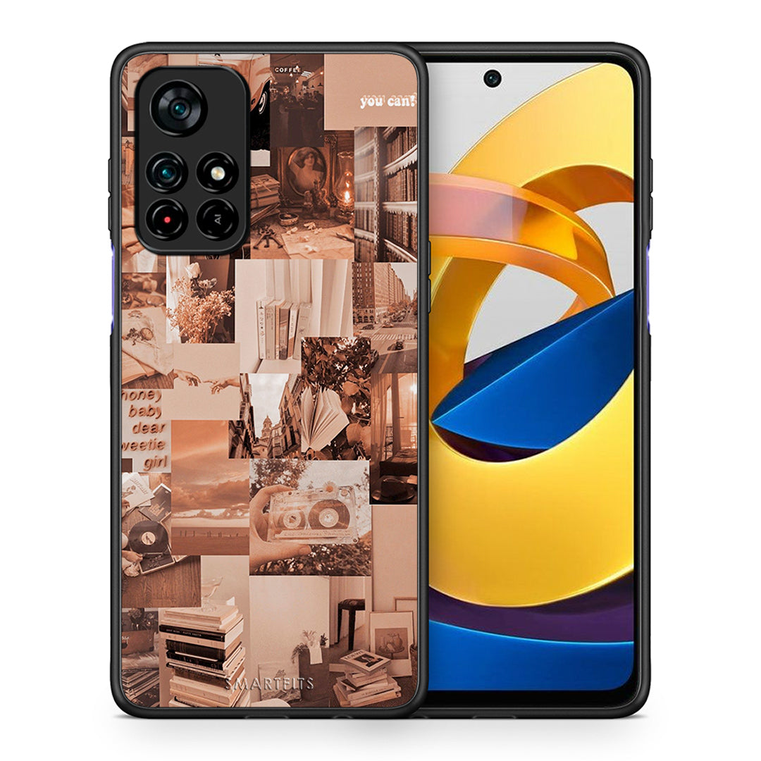 Θήκη Αγίου Βαλεντίνου Xiaomi Poco M4 Pro 5G Collage You Can από τη Smartfits με σχέδιο στο πίσω μέρος και μαύρο περίβλημα | Xiaomi Poco M4 Pro 5G Collage You Can case with colorful back and black bezels