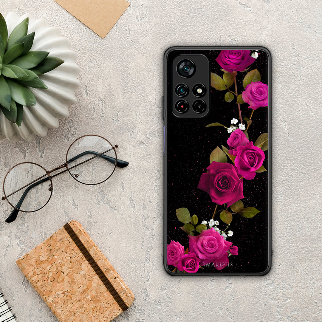 Flower Red Roses - Xiaomi Redmi Note 11S 5G θήκη