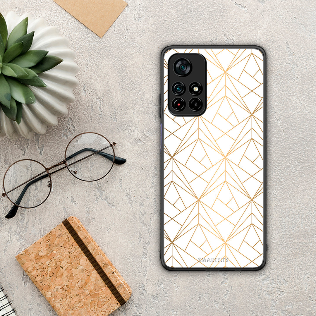 Geometric Luxury White - Xiaomi Redmi Note 11S 5G θήκη