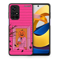 Thumbnail for Θήκη Xiaomi Poco M4 Pro 5G Halloween Pumpkin Lady από τη Smartfits με σχέδιο στο πίσω μέρος και μαύρο περίβλημα | Xiaomi Poco M4 Pro 5G Halloween Pumpkin Lady case with colorful back and black bezels