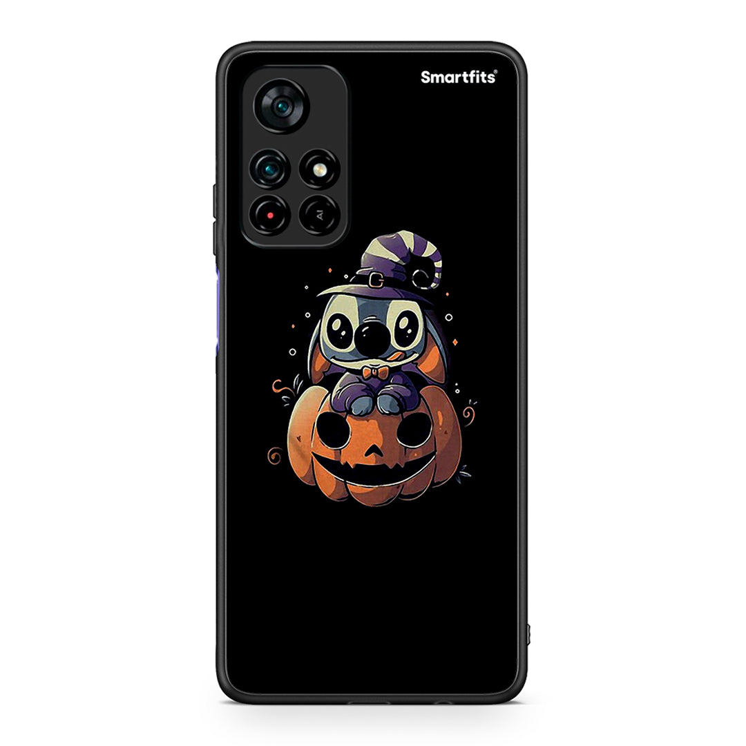 Xiaomi Poco M4 Pro 5G Halloween Stitch θήκη από τη Smartfits με σχέδιο στο πίσω μέρος και μαύρο περίβλημα | Smartphone case with colorful back and black bezels by Smartfits