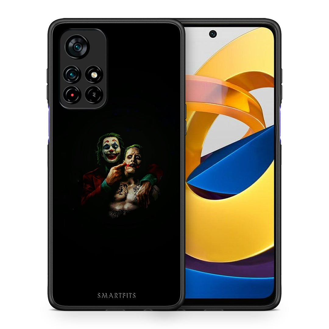 Θήκη Xiaomi Poco M4 Pro 5G Clown Hero από τη Smartfits με σχέδιο στο πίσω μέρος και μαύρο περίβλημα | Xiaomi Poco M4 Pro 5G Clown Hero case with colorful back and black bezels