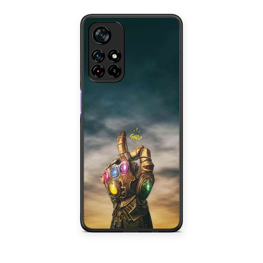 Θήκη Xiaomi Redmi Note 11S 5G Infinity Snap από τη Smartfits με σχέδιο στο πίσω μέρος και μαύρο περίβλημα | Xiaomi Redmi Note 11S 5G Infinity Snap case with colorful back and black bezels