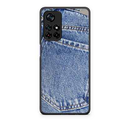 Θήκη Xiaomi Redmi Note 11S 5G Jeans Pocket από τη Smartfits με σχέδιο στο πίσω μέρος και μαύρο περίβλημα | Xiaomi Redmi Note 11S 5G Jeans Pocket case with colorful back and black bezels