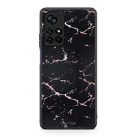 Thumbnail for 4 - Xiaomi Poco M4 Pro 5G Black Rosegold Marble case, cover, bumper