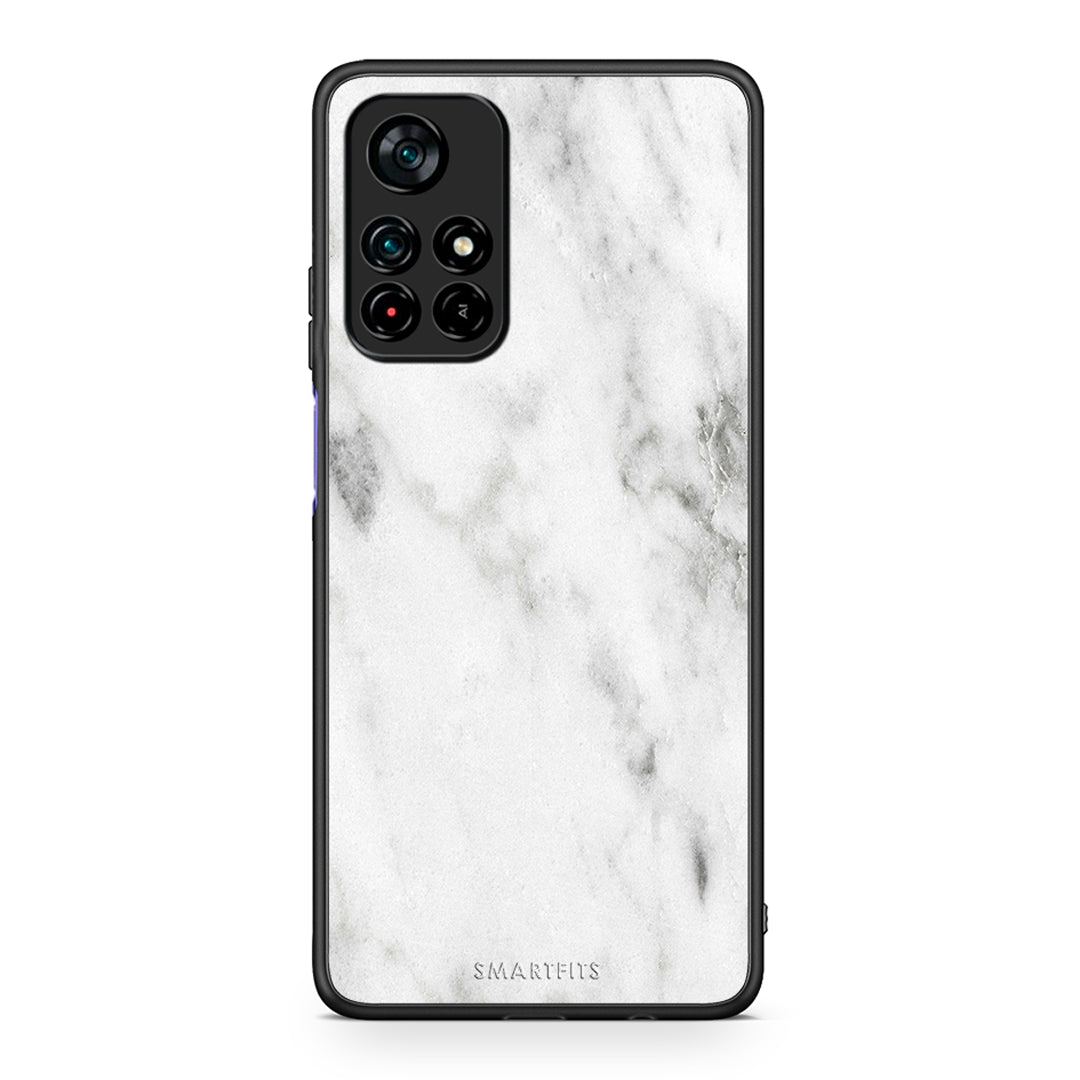 2 - Xiaomi Poco M4 Pro 5G White marble case, cover, bumper