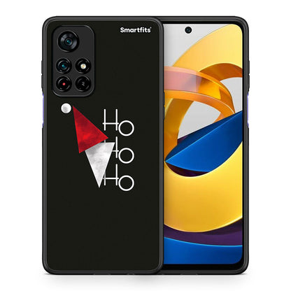 Θήκη Xiaomi Poco M4 Pro 5G Minimal Christmas από τη Smartfits με σχέδιο στο πίσω μέρος και μαύρο περίβλημα | Xiaomi Poco M4 Pro 5G Minimal Christmas case with colorful back and black bezels
