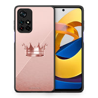 Thumbnail for Θήκη Xiaomi Poco M4 Pro 5G Crown Minimal από τη Smartfits με σχέδιο στο πίσω μέρος και μαύρο περίβλημα | Xiaomi Poco M4 Pro 5G Crown Minimal case with colorful back and black bezels