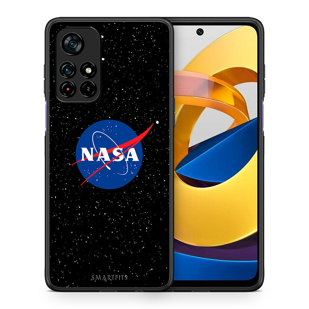 Θήκη Xiaomi Poco M4 Pro 5G NASA PopArt από τη Smartfits με σχέδιο στο πίσω μέρος και μαύρο περίβλημα | Xiaomi Poco M4 Pro 5G NASA PopArt case with colorful back and black bezels