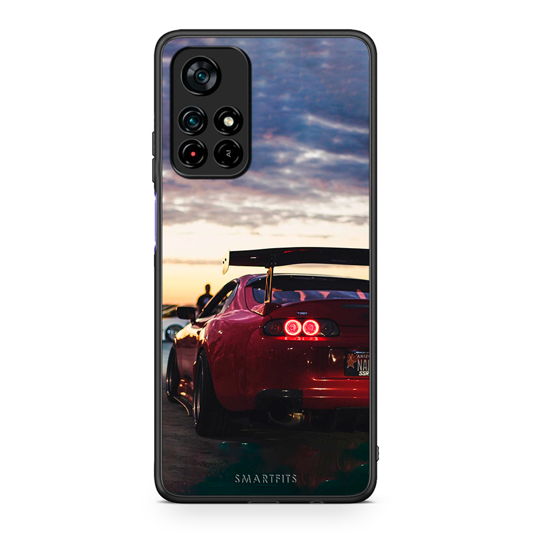 Xiaomi Poco M4 Pro 5G Racing Supra θήκη από τη Smartfits με σχέδιο στο πίσω μέρος και μαύρο περίβλημα | Smartphone case with colorful back and black bezels by Smartfits