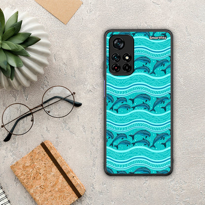 Swimming Dolphins - Xiaomi Poco M4 Pro 5G θήκη