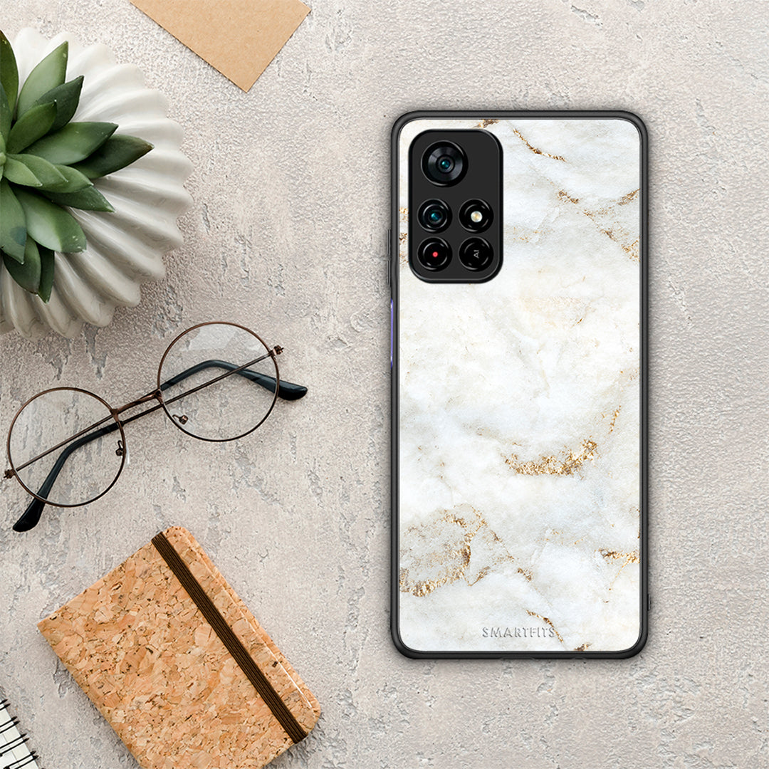 White Gold Marble - Xiaomi Redmi Note 11S 5G θήκη