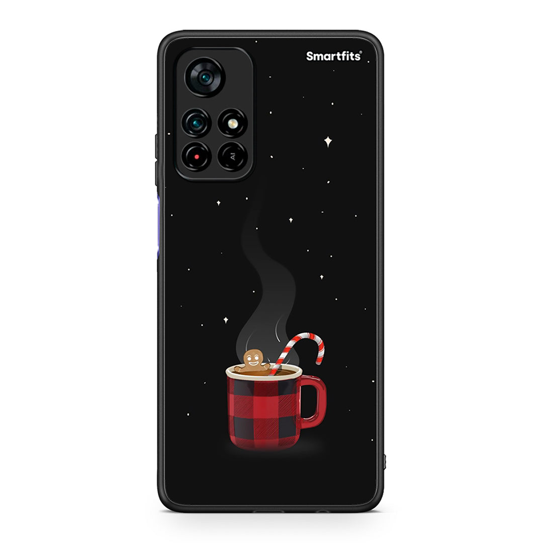 Xiaomi Poco M4 Pro 5G Xmas Bathing θήκη από τη Smartfits με σχέδιο στο πίσω μέρος και μαύρο περίβλημα | Smartphone case with colorful back and black bezels by Smartfits