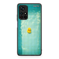 Thumbnail for Xiaomi Poco M4 Pro 5G Yellow Duck θήκη από τη Smartfits με σχέδιο στο πίσω μέρος και μαύρο περίβλημα | Smartphone case with colorful back and black bezels by Smartfits