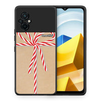 Thumbnail for Θήκη Xiaomi Poco M5 / Redmi Note 11E Christmas Gift από τη Smartfits με σχέδιο στο πίσω μέρος και μαύρο περίβλημα | Xiaomi Poco M5 / Redmi Note 11E Christmas Gift case with colorful back and black bezels