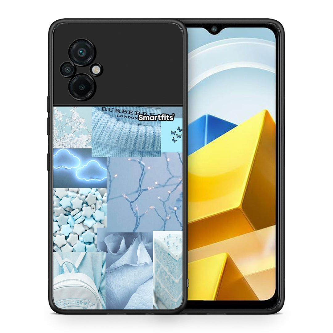 Θήκη Xiaomi Poco M5 / Redmi Note 11E Ciel Aesthetic Collage από τη Smartfits με σχέδιο στο πίσω μέρος και μαύρο περίβλημα | Xiaomi Poco M5 / Redmi Note 11E Ciel Aesthetic Collage case with colorful back and black bezels