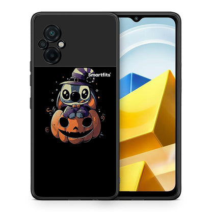 Θήκη Xiaomi Poco M5 / Redmi Note 11E Halloween Stitch από τη Smartfits με σχέδιο στο πίσω μέρος και μαύρο περίβλημα | Xiaomi Poco M5 / Redmi Note 11E Halloween Stitch case with colorful back and black bezels