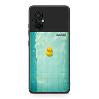 Thumbnail for Xiaomi Poco M5 / Redmi Note 11E Yellow Duck θήκη από τη Smartfits με σχέδιο στο πίσω μέρος και μαύρο περίβλημα | Smartphone case with colorful back and black bezels by Smartfits