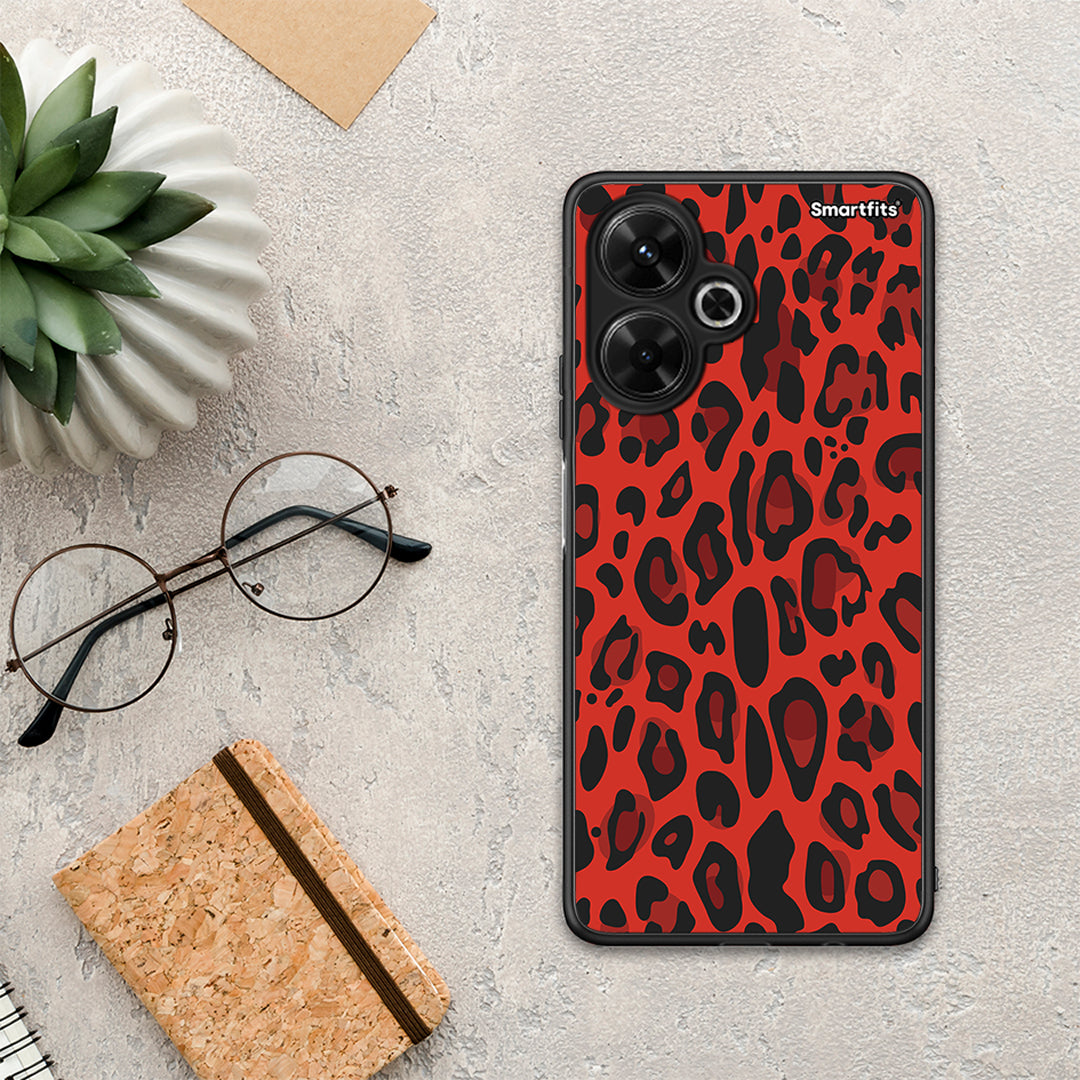 Animal Red Leopard - Xiaomi Poco M6 4G θήκη