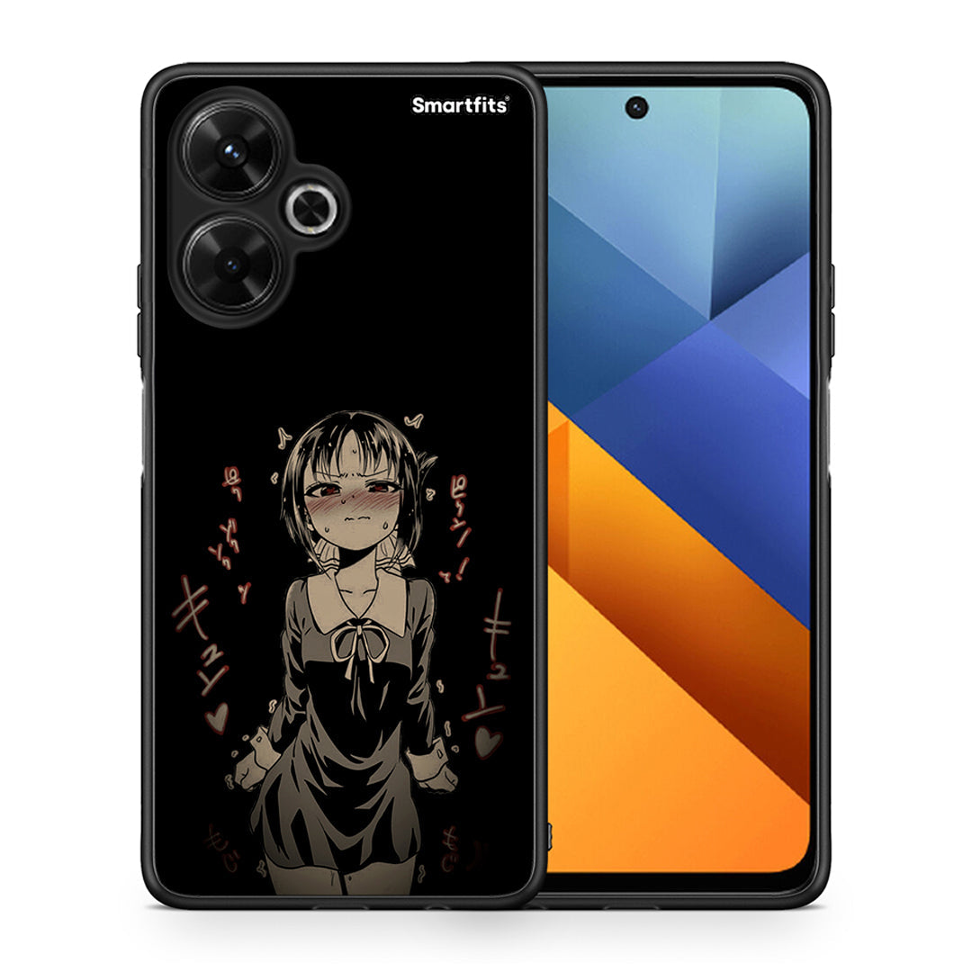 Θήκη Xiaomi Poco M6 4G Anime Girl από τη Smartfits με σχέδιο στο πίσω μέρος και μαύρο περίβλημα | Xiaomi Poco M6 4G Anime Girl case with colorful back and black bezels