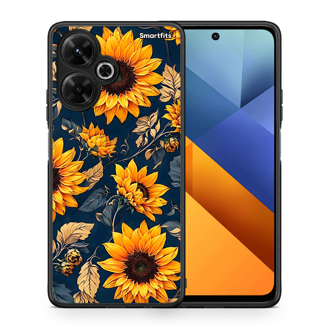 Autumn Sunflowers - Xiaomi Poco M6 4G θήκη