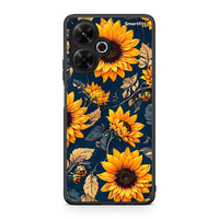 Thumbnail for Xiaomi Poco M6 4G Autumn Sunflowers Θήκη από τη Smartfits με σχέδιο στο πίσω μέρος και μαύρο περίβλημα | Smartphone case with colorful back and black bezels by Smartfits