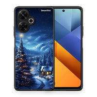 Thumbnail for Θήκη Xiaomi Poco M6 4G Christmas Scenery από τη Smartfits με σχέδιο στο πίσω μέρος και μαύρο περίβλημα | Xiaomi Poco M6 4G Christmas Scenery case with colorful back and black bezels