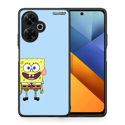 Θήκη Xiaomi Poco M6 4G Friends Bob από τη Smartfits με σχέδιο στο πίσω μέρος και μαύρο περίβλημα | Xiaomi Poco M6 4G Friends Bob case with colorful back and black bezels