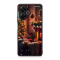 Thumbnail for Xiaomi Poco M6 4G Home For Christmas θήκη από τη Smartfits με σχέδιο στο πίσω μέρος και μαύρο περίβλημα | Smartphone case with colorful back and black bezels by Smartfits