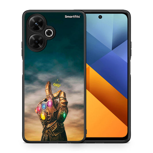 Θήκη Xiaomi Poco M6 4G Infinity Snap από τη Smartfits με σχέδιο στο πίσω μέρος και μαύρο περίβλημα | Xiaomi Poco M6 4G Infinity Snap case with colorful back and black bezels