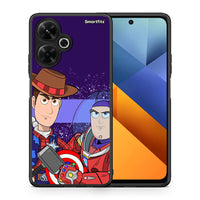 Thumbnail for Θήκη Xiaomi Poco M6 4G Infinity Story από τη Smartfits με σχέδιο στο πίσω μέρος και μαύρο περίβλημα | Xiaomi Poco M6 4G Infinity Story case with colorful back and black bezels