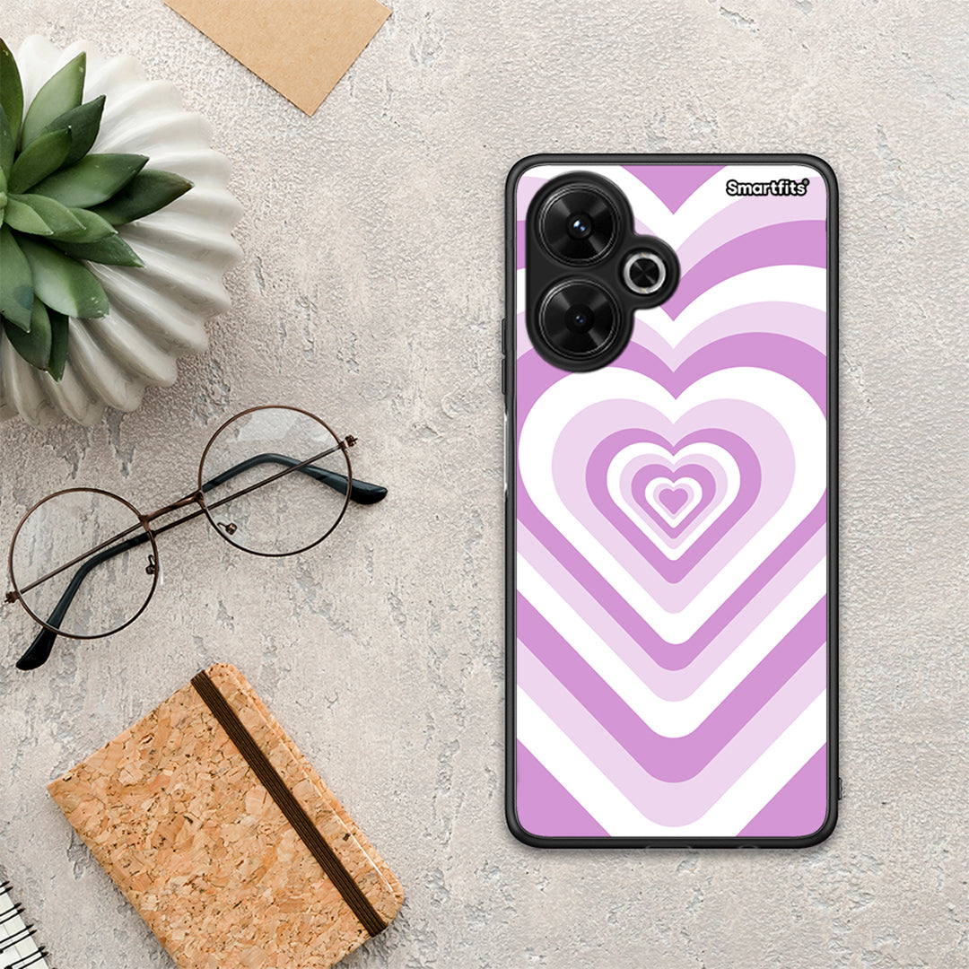 Lilac Hearts - Xiaomi Poco M6 4G θήκη