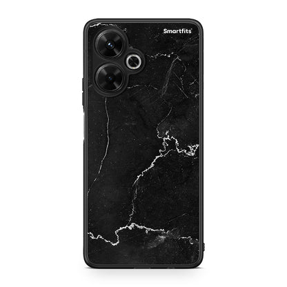 Xiaomi Poco M6 4G Marble Black θήκη από τη Smartfits με σχέδιο στο πίσω μέρος και μαύρο περίβλημα | Smartphone case with colorful back and black bezels by Smartfits
