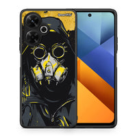 Thumbnail for Θήκη Xiaomi Poco M6 4G Mask PopArt από τη Smartfits με σχέδιο στο πίσω μέρος και μαύρο περίβλημα | Xiaomi Poco M6 4G Mask PopArt case with colorful back and black bezels