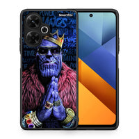 Thumbnail for Θήκη Xiaomi Poco M6 4G Thanos PopArt από τη Smartfits με σχέδιο στο πίσω μέρος και μαύρο περίβλημα | Xiaomi Poco M6 4G Thanos PopArt case with colorful back and black bezels