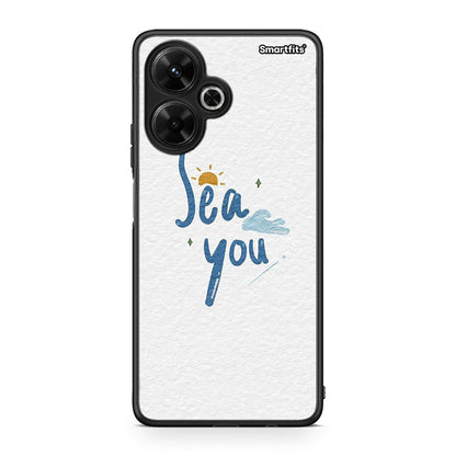 Xiaomi Poco M6 4G Sea You Θήκη από τη Smartfits με σχέδιο στο πίσω μέρος και μαύρο περίβλημα | Smartphone case with colorful back and black bezels by Smartfits