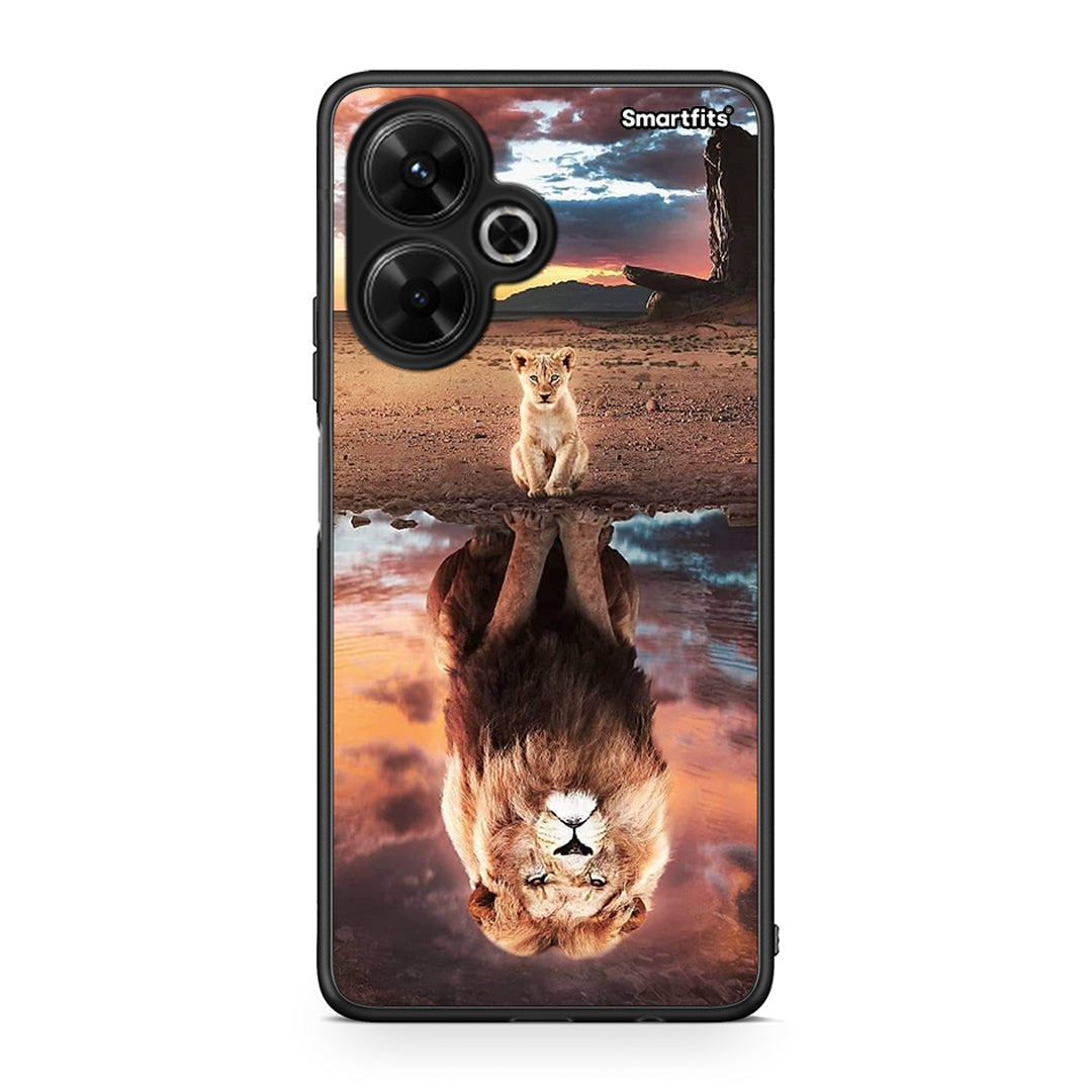 Xiaomi Poco M6 4G Sunset Dreams Θήκη Αγίου Βαλεντίνου από τη Smartfits με σχέδιο στο πίσω μέρος και μαύρο περίβλημα | Smartphone case with colorful back and black bezels by Smartfits