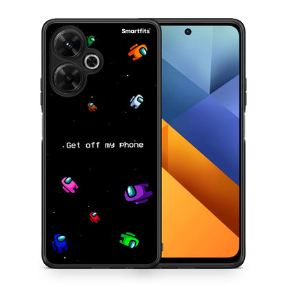Θήκη Xiaomi Poco M6 4G AFK Text από τη Smartfits με σχέδιο στο πίσω μέρος και μαύρο περίβλημα | Xiaomi Poco M6 4G AFK Text case with colorful back and black bezels
